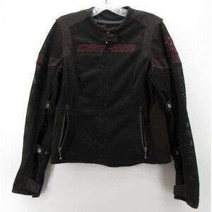 Can Am Spyder Jacket Small Petites BRP Mesh Motorcycle Riding Biker*